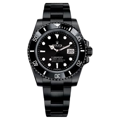 black pvd and red rolex|rolex submariner pvd black.